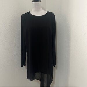 Phase Eight Women’s Size 18 Elegant Black Long Sleeve Dress EUC Business